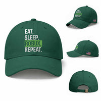 Eat Sleep Roblox Repeat Baseball Cap Funny Video Game Lovers Gamers