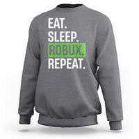 Eat Sleep Roblox Repeat Sweatshirt Funny Video Game Lovers Gamers
