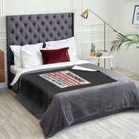 Funny Retirement Throw Blanket Warning A Retired Person On The Premises Knows Everything