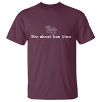 Funny Its About Bam Time Mahjong Players T Shirt