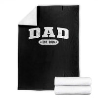 New Dad 2026 Throw Blanket Promoted To Daddy Est 2026 - Wonder Print Shop