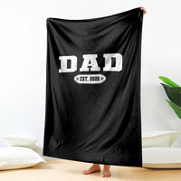 New Dad 2026 Throw Blanket Promoted To Daddy Est 2026 - Wonder Print Shop