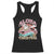 Hawaii Christmas Racerback Tank Top Surfing Santa With Tattoos Aloha Christmas