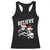 Alien And Bigfoot Christmas Racerback Tank Top