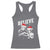 Alien And Bigfoot Christmas Racerback Tank Top