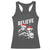 Alien And Bigfoot Christmas Racerback Tank Top