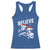 Alien And Bigfoot Christmas Racerback Tank Top