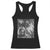 Funny Graphic Bigfoot Selfie with UFOs Weird Racerback Tank Top