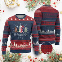 Funny Oh Christmas Tree Cakes Knitted Sweatshirt - Wonder Print Shop