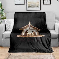 Nativity Scene Throw Blanket Christian Christmas Jesus Best Gift Ever - Wonder Print Shop