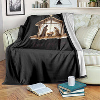 Nativity Scene Throw Blanket Christian Christmas Jesus Best Gift Ever - Wonder Print Shop