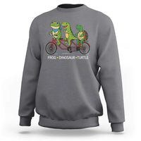 Subtle FDT Sweatshirt Frog Dinosaur Turtle Political Satire - Wonder Print Shop