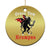 Krampus Christmas Ornament Scary Horror Goth Xmas Gruss Von Krampus - Wonder Print Shop