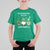 Lucky St Patricks Day Gnomes T Shirt For Kid Shamrock Leopard Gnome Irish