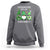 Lucky St Patricks Day Gnomes Sweatshirt Shamrock Leopard Gnome Irish