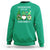 Lucky St Patricks Day Gnomes Sweatshirt Shamrock Leopard Gnome Irish