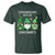 Lucky St Patricks Day Gnomes T Shirt Shamrock Leopard Gnome Irish