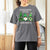 Lucky St Patricks Day Gnomes T Shirt For Women Shamrock Leopard Gnome Irish