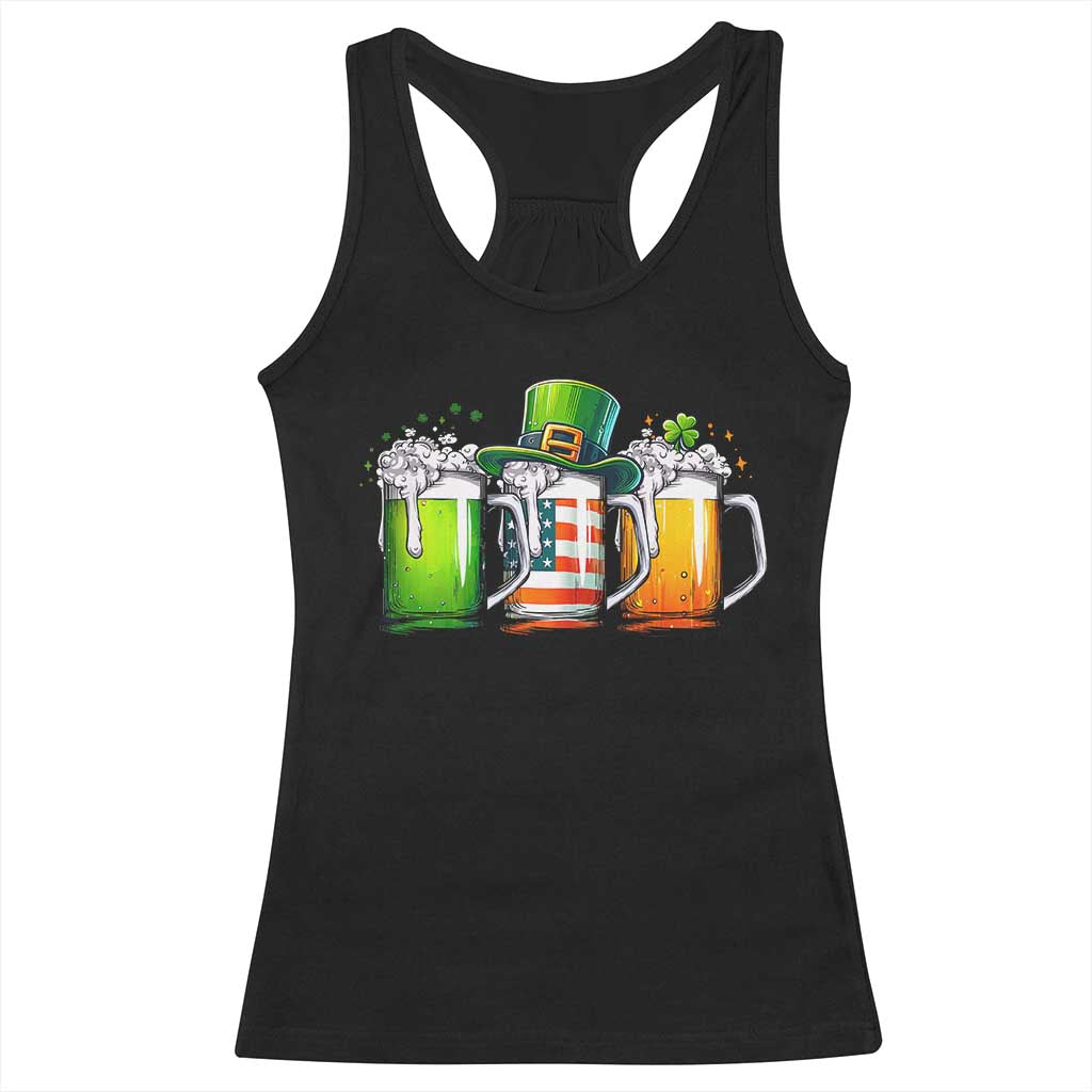 Irish Beer Racerback Tank Top Ireland St Patricks Day Drinking Party