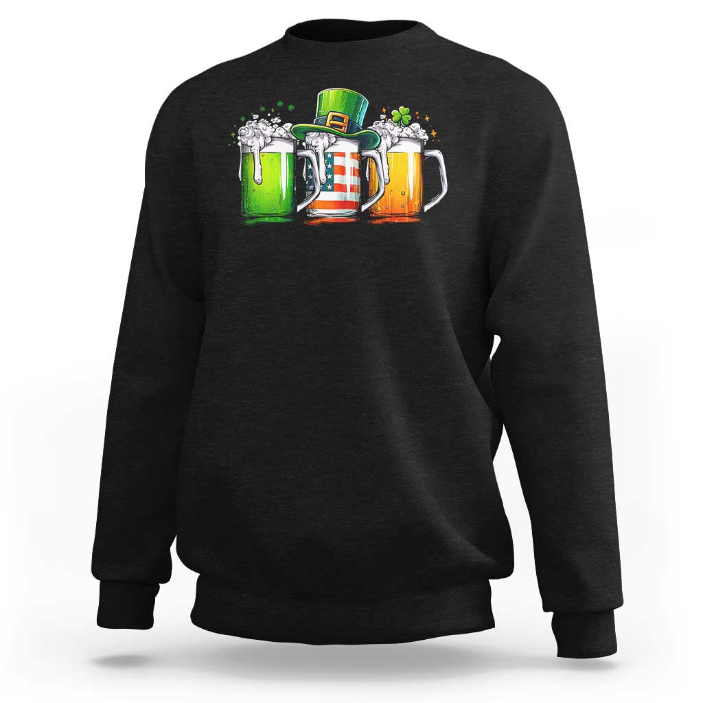 Irish Beer Sweatshirt Ireland St Patricks Day Drinking Party