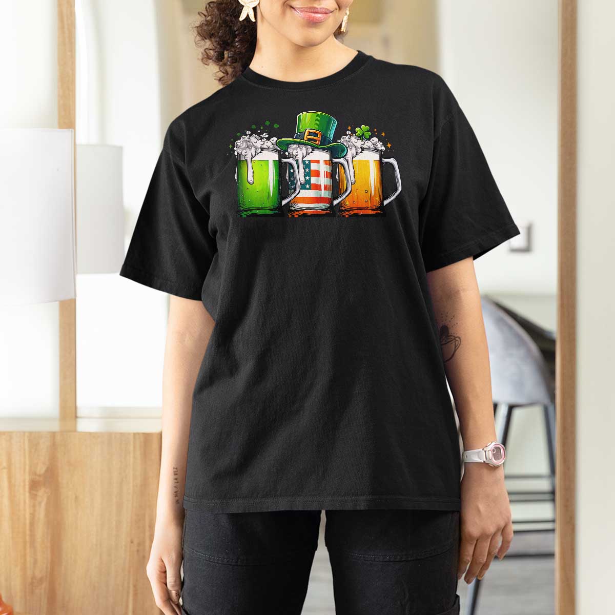 Irish Beer T Shirt For Women Ireland St Patricks Day Drinking Party