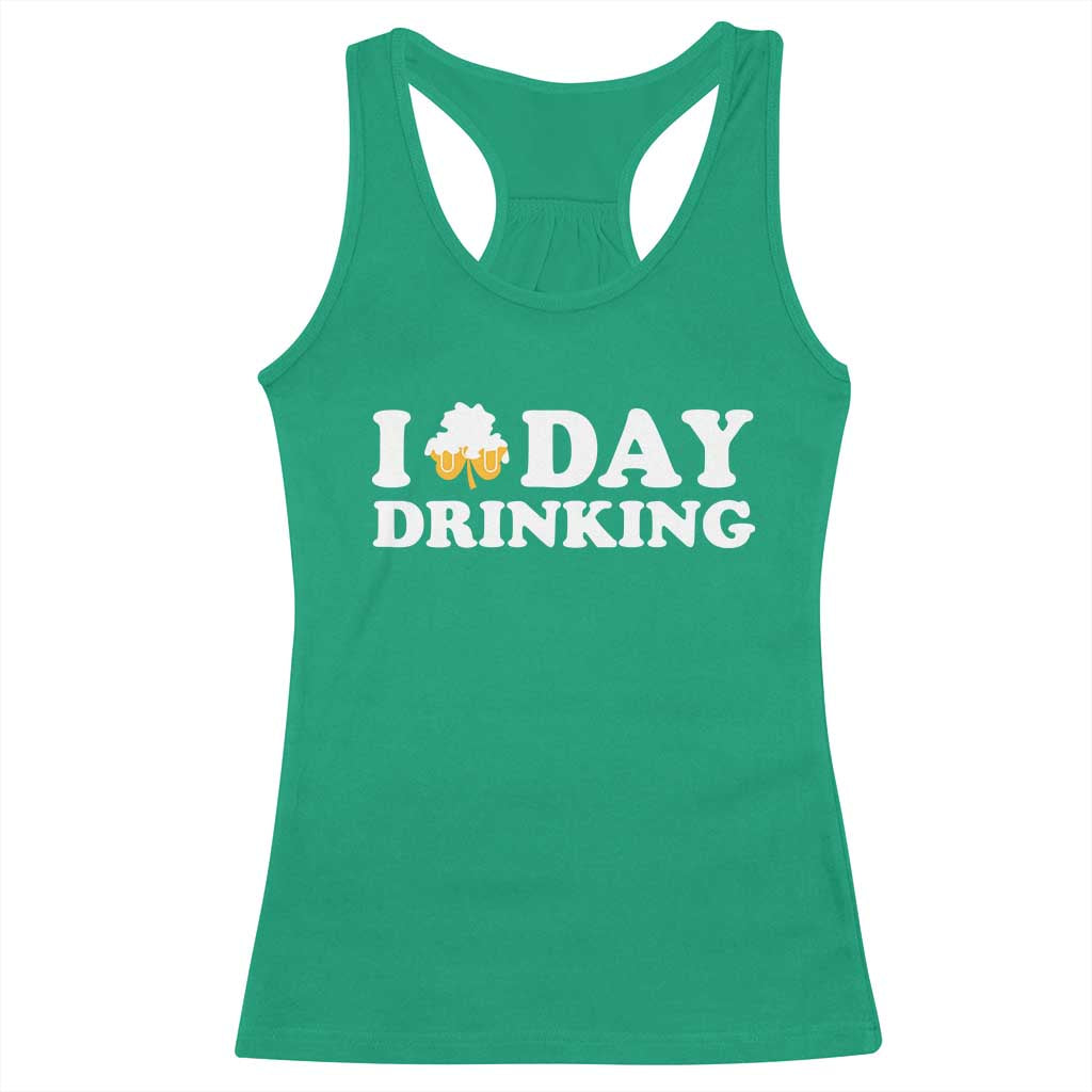 St Patricks Day Irish Beer Racerback Tank Top Funny Drinking Party