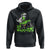 Lucky St Patricks Day Toddler Boys Hoodie T Rex Dino Riding Monster Truck Shamrock