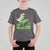 Lucky St Patricks Day Toddler Boys T Shirt For Kid T Rex Dino Riding Monster Truck Shamrock