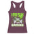 Funny Gamer St Patricks Day Racerback Tank Top Irish I Was Gaming Video Games Lovers