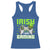 Funny Gamer St Patricks Day Racerback Tank Top Irish I Was Gaming Video Games Lovers