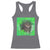 Funny Cat Meme St Patricks Day Racerback Tank Top Lucky Shamrock Goofy Ahh Cat