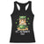 St. Patrick's Day Irish Cat Racerback Tank Top Kitty Saint Pattys Lucky Shamrocks