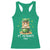 St. Patrick's Day Irish Cat Racerback Tank Top Kitty Saint Pattys Lucky Shamrocks