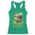 Cats St Patricks Day Racerback Tank Top Pot Of Gold Kitty Lover Lucky Irish