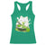 St Patrick's Day Cats Racerback Tank Top Irish Eating Ramen Noodles Cute Anime Shamrocks