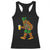 St Patricks Day Bigfoot Racerback Tank Top Sasquatch Beer Funny Party Shamrock