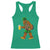 St Patricks Day Bigfoot Racerback Tank Top Sasquatch Beer Funny Party Shamrock