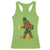 St Patricks Day Bigfoot Racerback Tank Top Sasquatch Beer Funny Party Shamrock