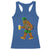 St Patricks Day Bigfoot Racerback Tank Top Sasquatch Beer Funny Party Shamrock