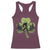 St Patricks Day Bigfoot Racerback Tank Top Sasquatch Irish Beer Lovers Shamrock Clover Leaf