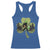 St Patricks Day Bigfoot Racerback Tank Top Sasquatch Irish Beer Lovers Shamrock Clover Leaf