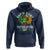 St Patricks Day Bigfoot Hoodie Irish Shamrock Sasquatch Beer Lovers