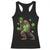 St Patricks Day Bigfoot Racerback Tank Top Funny Sasquatch Shamrock