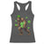 St Patricks Day Bigfoot Racerback Tank Top Funny Sasquatch Shamrock