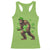 St Patricks Day Bigfoot Racerback Tank Top Funny Sasquatch Shamrock