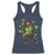 St Patricks Day Bigfoot Racerback Tank Top Funny Sasquatch Shamrock