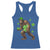 St Patricks Day Bigfoot Racerback Tank Top Funny Sasquatch Shamrock