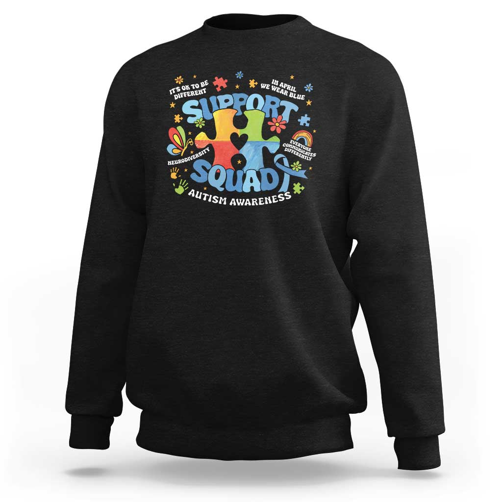 Autism Awareness Support Squad Sweatshirt