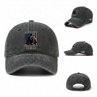 Proud Army Dad Washed Cotton Baseball Cap I Once Protected Him Now He Protects Me