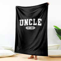 Promoted To Uncle Est 2026 Throw Blanket New Uncle Gift